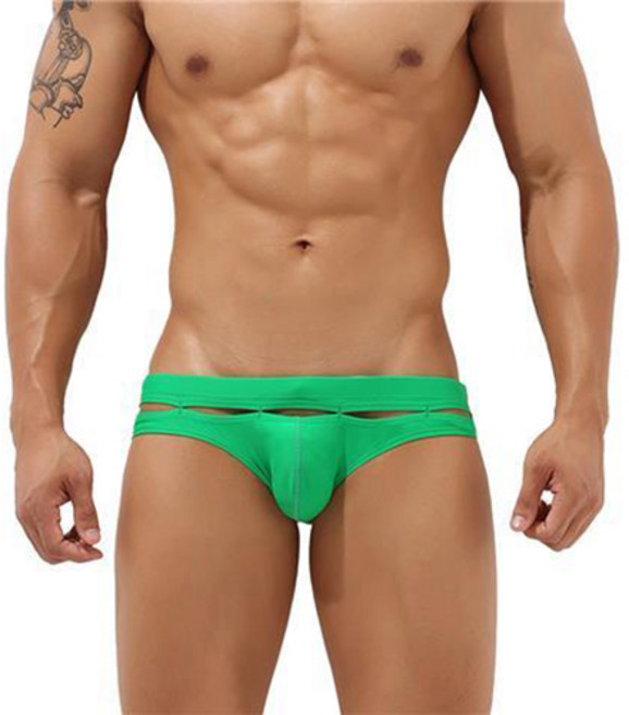 남성 삼각 수영복 캐주얼 삼각 수영 팬티 바캉스룩 비치 팬츠 심플 수영 삼각 팬티 CY