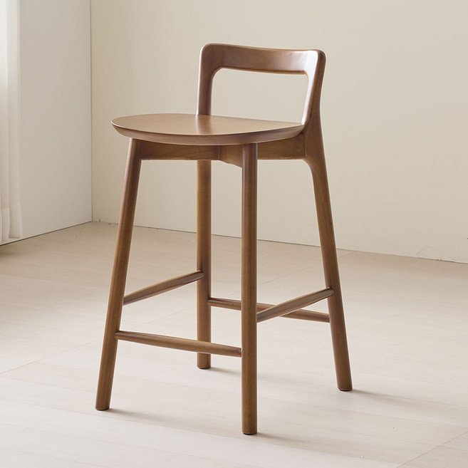 오크빌 젠원목바의자, 월넛, 1개