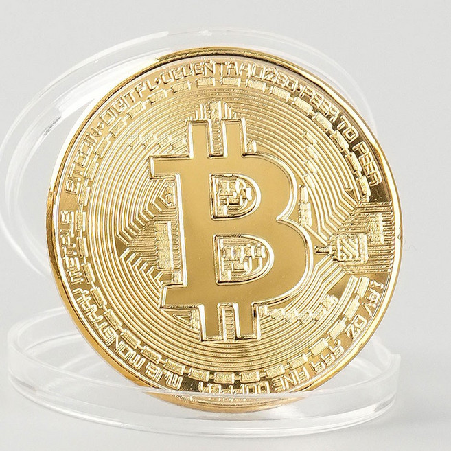 비트코인 주화 동전 5p, 골드