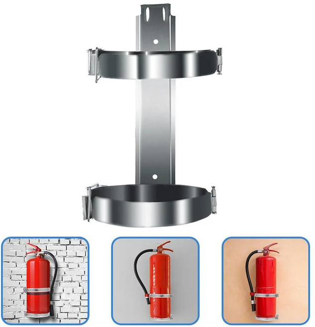 소화기걸이 가정용 자동차 벽걸이 거치대 소화기 랙 마운트 튼튼한 브래킷, 1개
