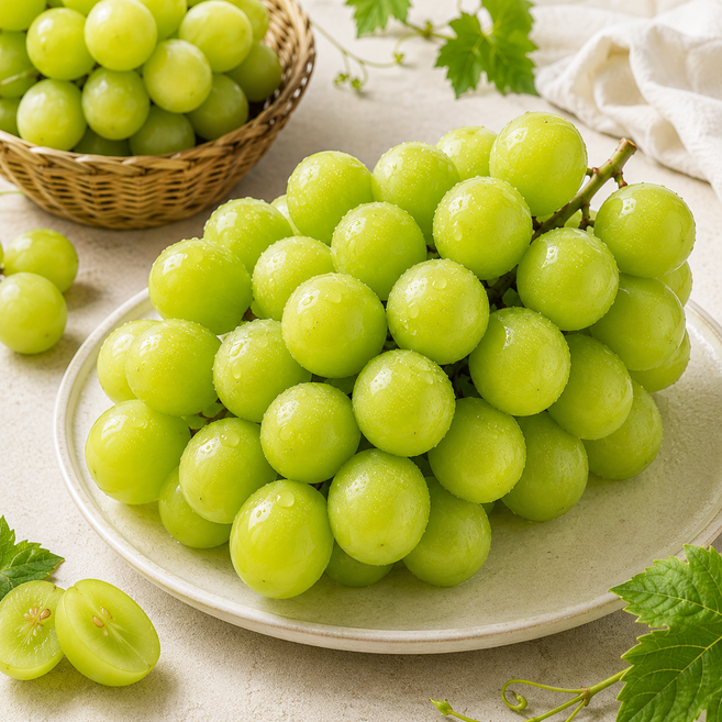 국내산 산지선별 선물용 고당도 샤인머스켓, 1개, 1kg 2송이