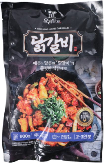 요리일가 닭갈비 600g, 2개