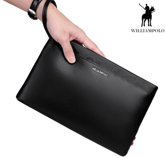 윌리엄폴로 WilliamPOLO 남성클러치백 남자 손가방 맨스백 소가죽 248