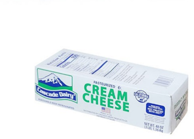 캘리포니아 캐스케이드 크림치즈 미국산, 1.36kg, 3개