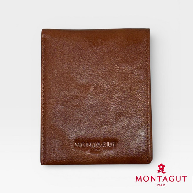 MONTAGUT 夢特嬌 時尚頭層牛皮真皮女用皮夾