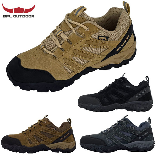 BFL 발편한 소가죽 트레킹화 남성 등산화 여성 워킹화 아웃도어 신발 6609