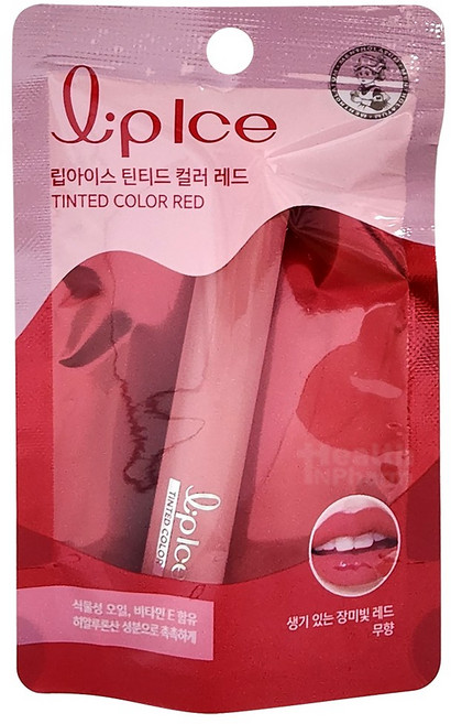립아이스 멘소래담 틴티드 컬러 립밤, 레드, 2g, 2개