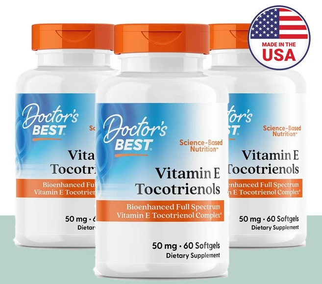 닥터스베스트 비타민E 토코트리에놀 4주분, 3개, 60정 - 쿠팡