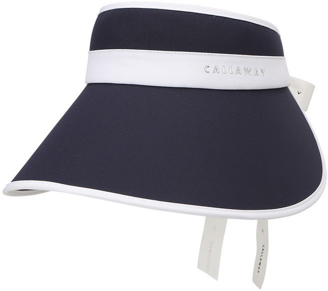 [캘러웨이코리아정품] 2026 신형 뉴베리 바이저 여성용 골프 썬캡, 1개, 네이비