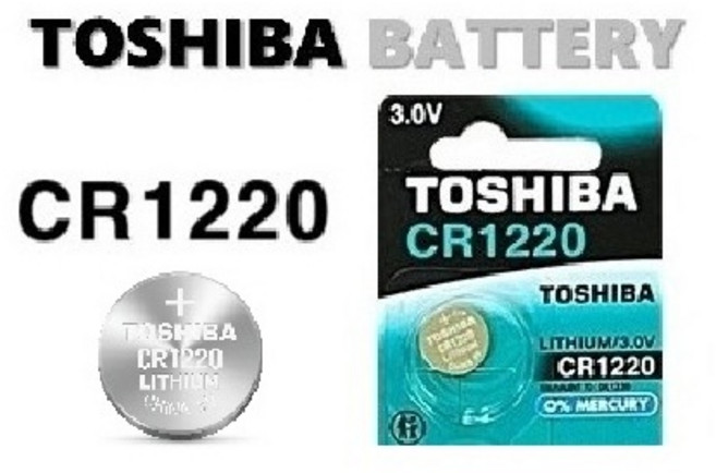 [일반우편배송] 도시바 CR1220 리튬건전지 3V 자동차리모컨, 1개, 1개입