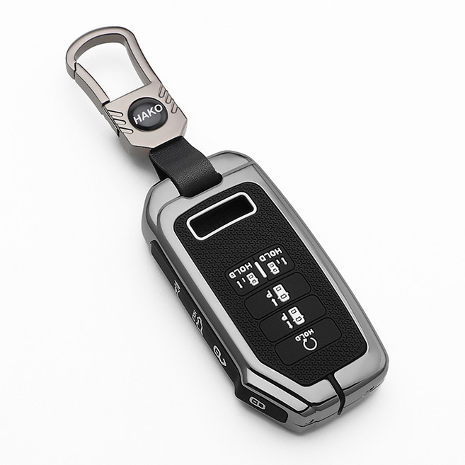 HAKO 심리스 차키케이스 키홀더 (KA4 카니발 2021~2023) 9버튼, K-09, 그레이