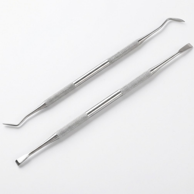 피아루네 강아지 치석제거기구 2종, 1세트, 실버