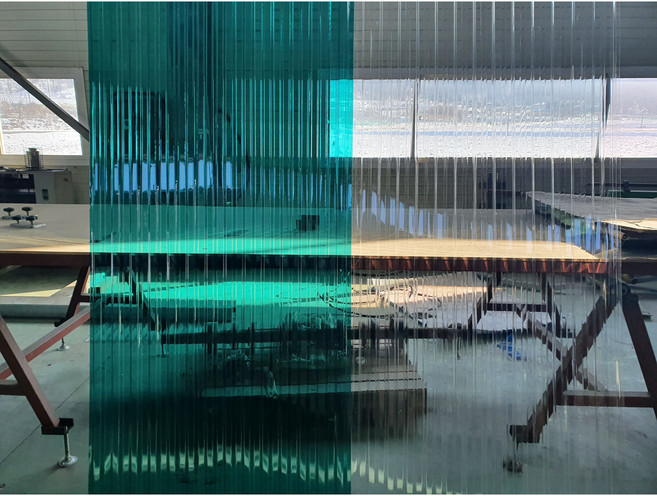 렉산골판V76선라이트1m*1.8m폴리카보네이트 테라스 데크창고지붕 비가림 가림막, 투명, 2100mm