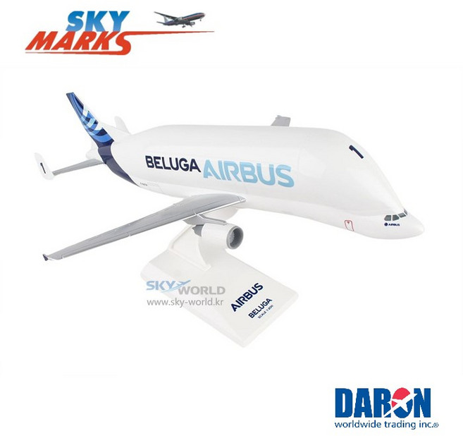다론 비행기모형 에어버스 벨루가 신도장 A300-600ST Airbus Beluga New Color 1/200 SKR666 스카이월드, 1개