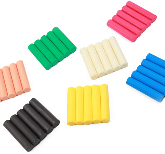 이야코 멀티 칼라유토 리필용(5줄) 유토점토, 노랑