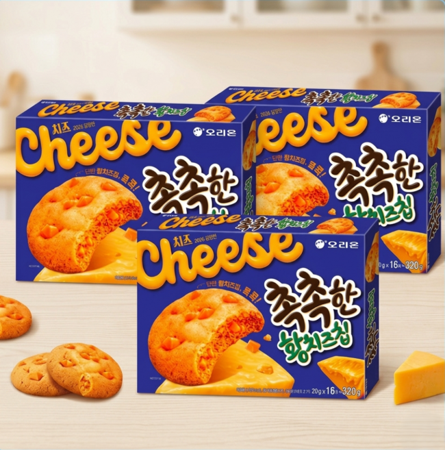오리온 촉촉한황치즈칩 16p, 320g, 3개
