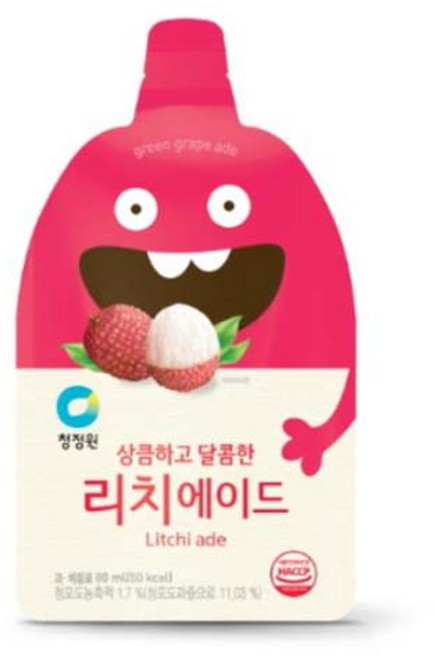 청정원 리치에이드 80ml 32개 3박스, 96개