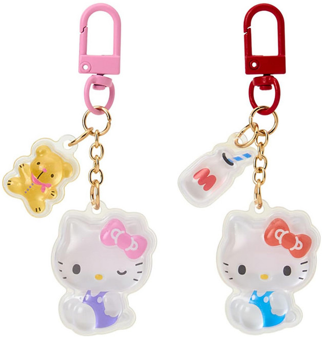 산리오 아크릴 키홀더 키링 2P 헬로키티(645494)