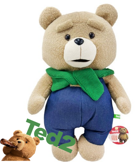 그린색 목도리가 잘 어울리는 TED2 19곰 테드 봉제 인형 스페셜 진청 그린 (약 30CM), 1개