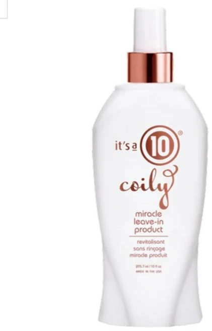 It's A 10 Haircare Coily Collection Miracle 리브인 283.5g(10온스) 옐로우, It's A 10 Haircare Coily Colle - 쿠팡