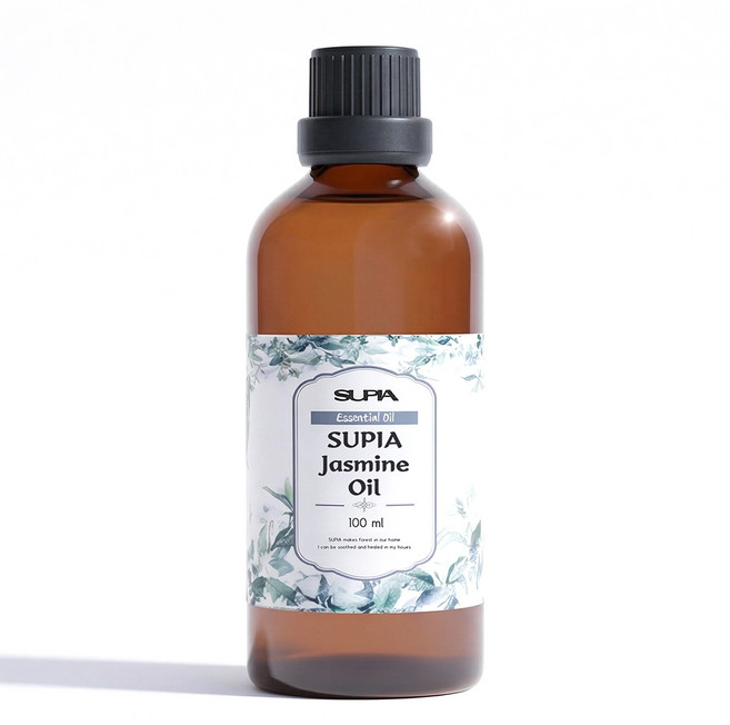수피아 100% 천연 아로마 에센셜 오일, 1개, 100ml, 자스민