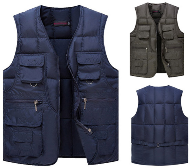 멀티포켓 방한조끼 조끼 작업 수납 등산 레저 낚시