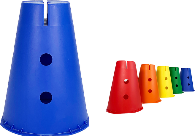 아이소파 아이짐 원탑 옵션 전색상 모음 IG-13 유아 체육 반환점 스태킹 컵 쌓기 교구, 파랑