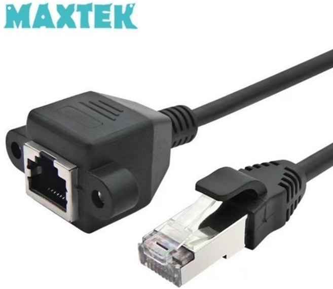 (MAXTEK) 맥스텍 RJ45 랜포트 연장 랜케이블 CAT.6 GIGA UTP 판넬용 30cm (MT546), 1개