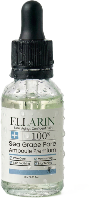 엘라린 히알루론산 바다포도원액 모공앰플 프리미엄, 1개, 10ml
