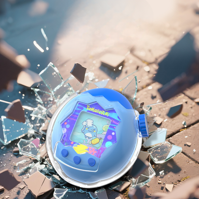 다마고치 파라다이스 투명 케이스 보호 커버, 파라다이스_PC_퍼플, 1개