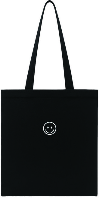 스마일 대형 에코백 캔버스백 보조가방 학원가방