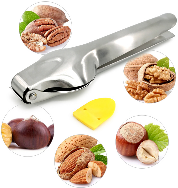 품질 좋고 가심비 뛰어난/ 스텐리스 밤까기(샌딩보드 증정) 밤칼집내기 밤커팅기 / 편리한 밤 칼집가위 커팅기 / 견과류 손질가위 / 지금 나에게 필요한 MUST HAVE 아이템, 1개, 무광 실버