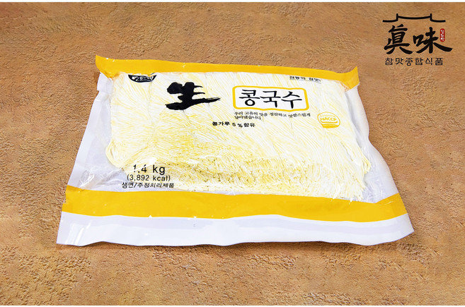 경인총판/국내제조 쫄깃쫄깃 생콩국수1.4kg, 1.4kg, 1개