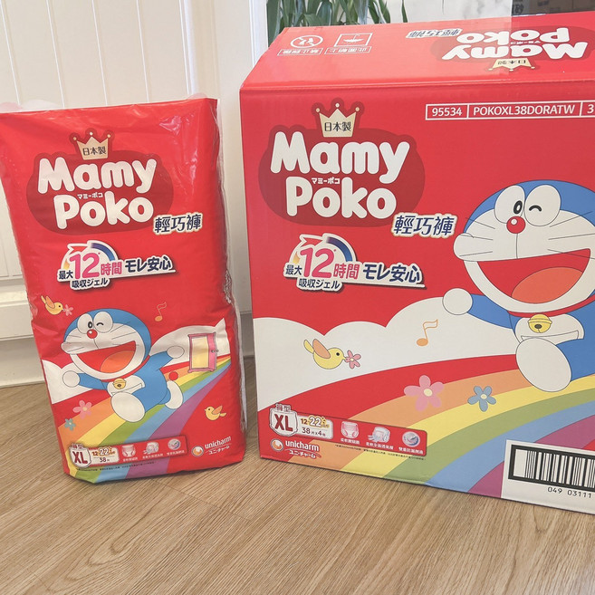 Mamy Poko 輕巧褲 褲型XL 12-22公斤 38片, 152片, 特大碼 (XL)