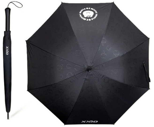 던롭 젝시오 x 라인프렌즈 미니니 골프우산 튼튼한 고급 장우산 GGP 23039I, GGP 23039I 블랙