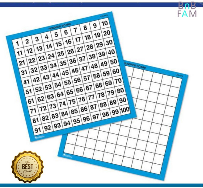 100 숫자세기 학습 보드판 유아 수세기판 수개념익히기 학습완구 복지관, 1개