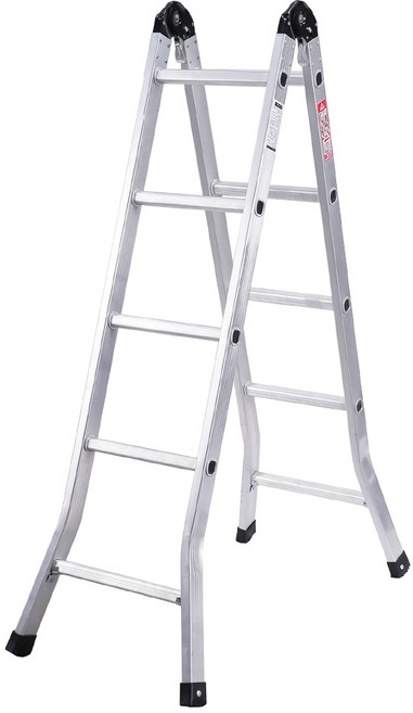 二關節擴孔鋁梯 直梯 A梯2用 外銷品質, 1個