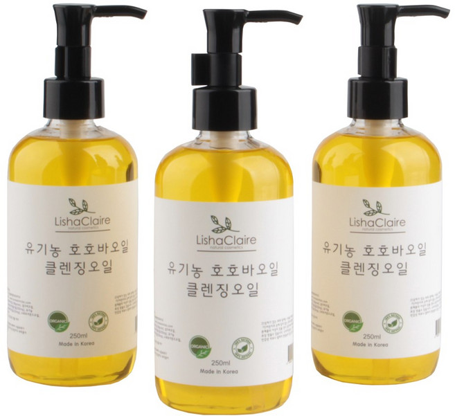 리샤클레어 유기농 호호바 클렌징오일 250ml, 1개