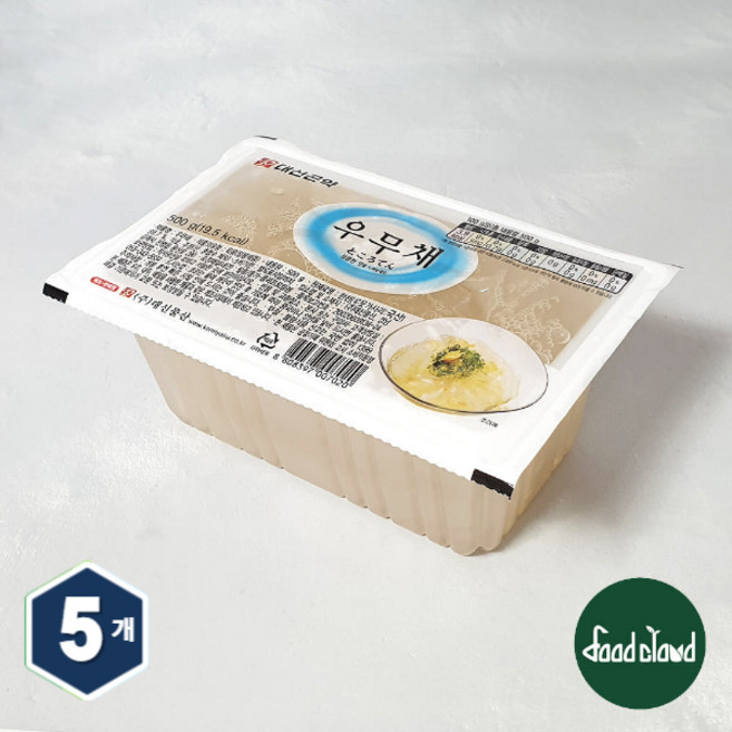 저칼로리 우뭇가사리 대신물산 우무채 500g, 5개