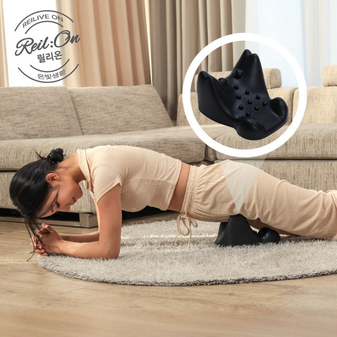 온빛 장요근 마사지 기구 스트레칭 ReilON, 블루, 1개