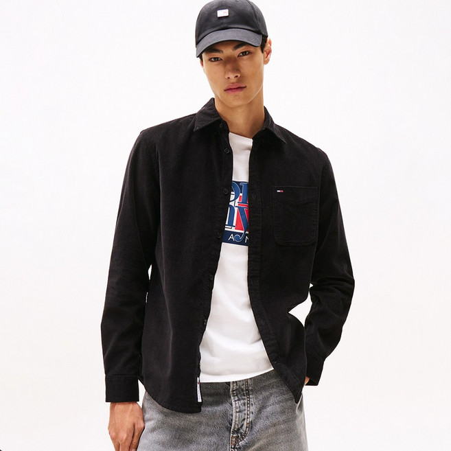 타미힐피거 코튼 코듀로이 셔츠 (T32F7WSH15TMT1BDS)