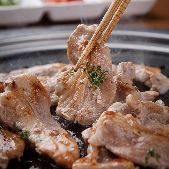 국내산 한돈 (삼겹살 목살) 1등급 구이용, 목살 1200g, 1개