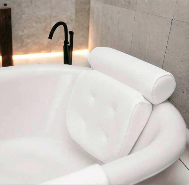 베르 욕조베개 3D 욕조쿠션 반신욕베개 목욕쿠션 목욕베개, 1개, 상세 설명 참조