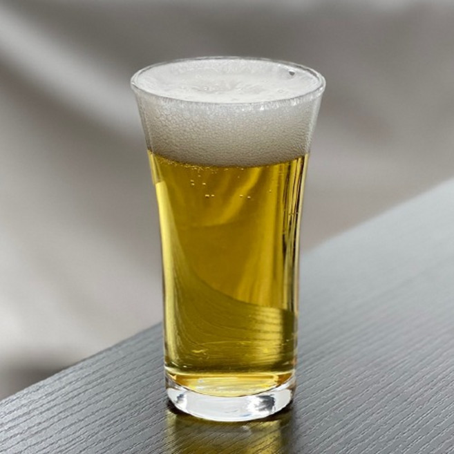 도요사사키 한입 맥주잔 115ml 유리 사케 소주잔, 1개