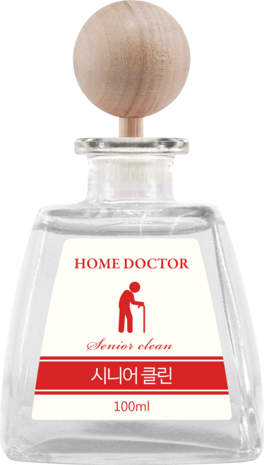 더허브샵 홈닥터 디퓨져, 시니어클린, 100ml, 2개