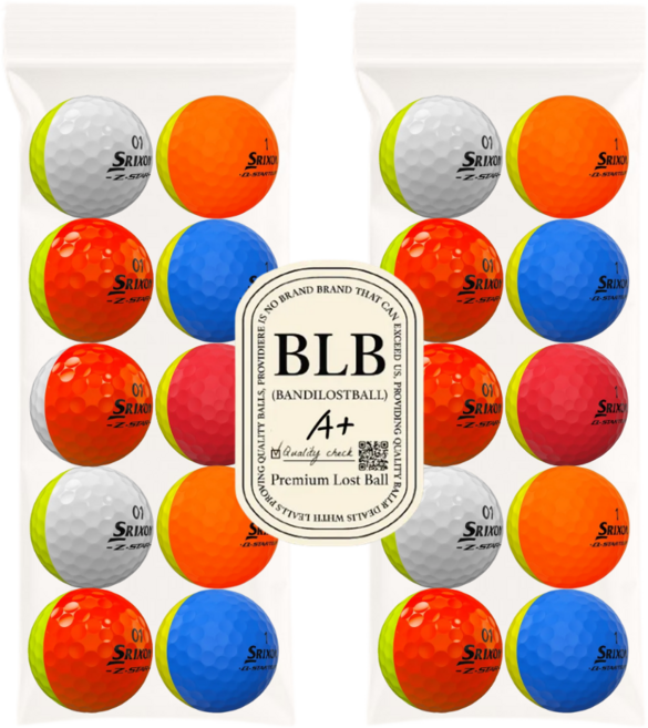 [반디] 판매율1위! 스릭슨 반반볼 최상급 퀄리티 특A++급! 인증스티커 확인 필수 당일발송!, 혼합컬러, 1개, 10개입