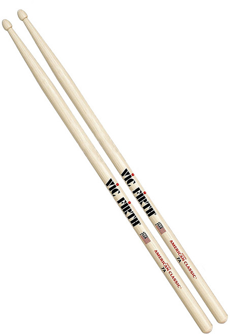 Vic Firth (빅퍼스) 아메리칸 클래식 7A (우드팁) 드럼스틱, 1개