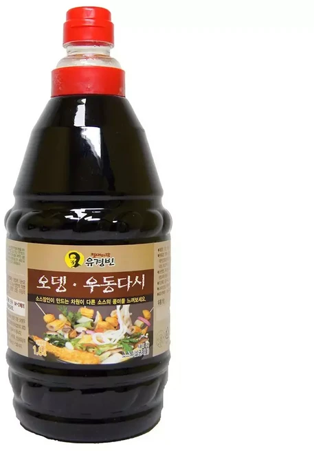 유경빈 오뎅 우동 다시 1.8L소스 국수육수 장국 쯔유 액상, 1개