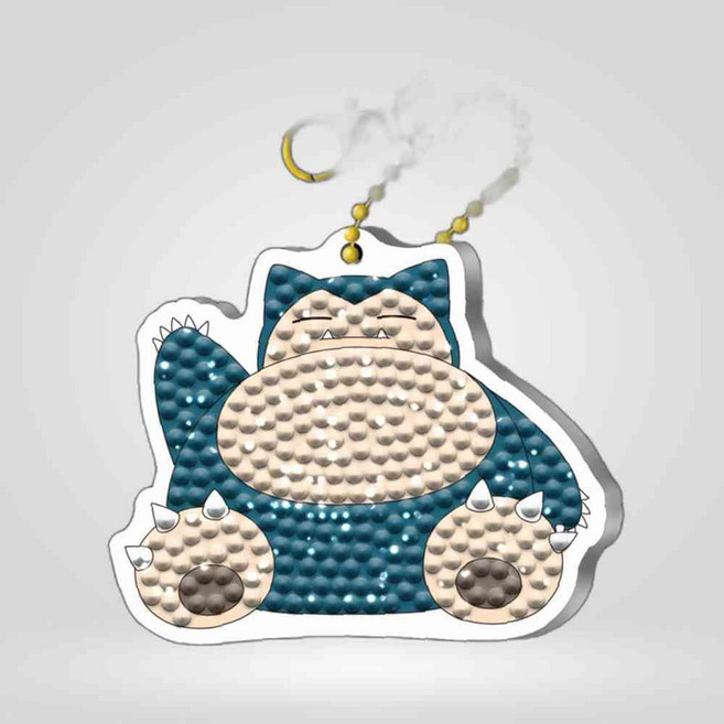 DIY 보석십자수 키링 포켓몬스터 잠만보 잠만보보석십자수 6x7.5 보석십자수 미니보석십자수, 단일옵션, 1개, 단일옵션