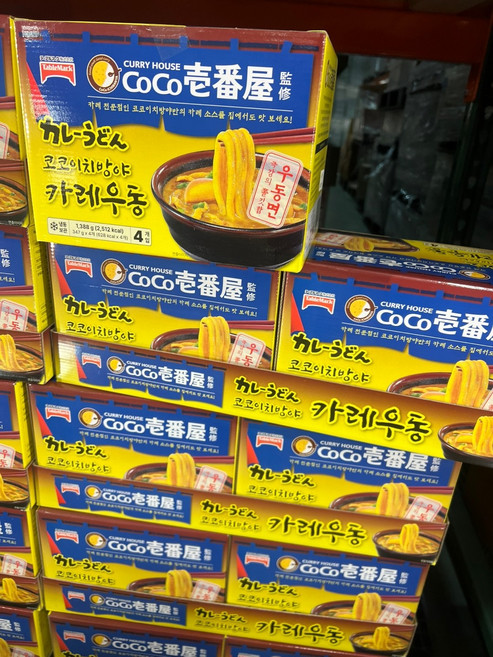 테이블마크 코코이찌방 야키카레우동 347GX4 코스트코, 347g, 4개